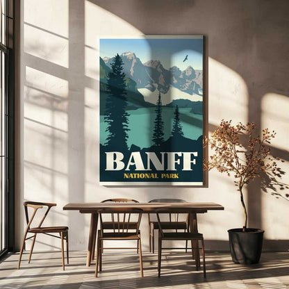 Wall art Banff National Park Travel Print canvas Éditions Traditions & Modernité Inc. 2666083-2436