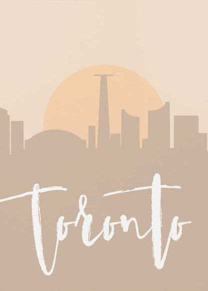 Wall art Skyline Earth Tone 2 89 canvas Éditions Traditions & Modernité Inc. 2678575-2436